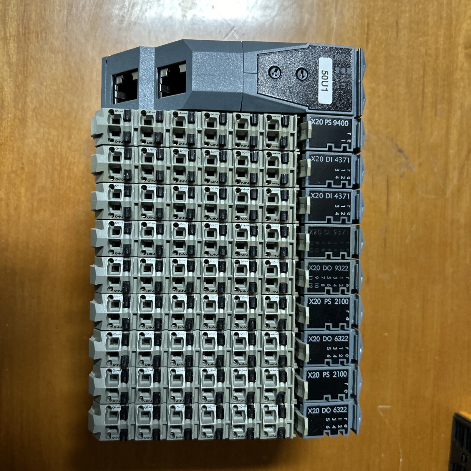 Complete B&R PLC X20BC0083 X20PS9400 X20DI4371 X20DO9322 X20PS2100 DO6322