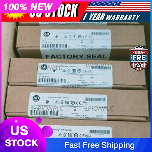 New Sealed 1756-L71 Allen Bradley ControlLogix 2MB Controller PLC 1756L71