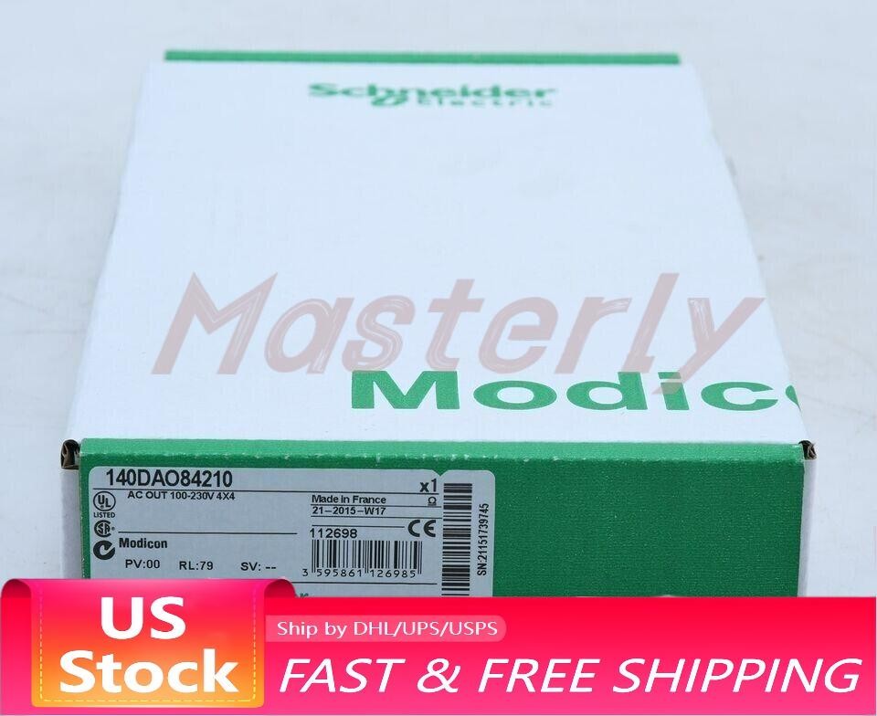 1 PCS Modicon 140DAO84210 PLC Module 140DAO84210 In Box US Free TAX