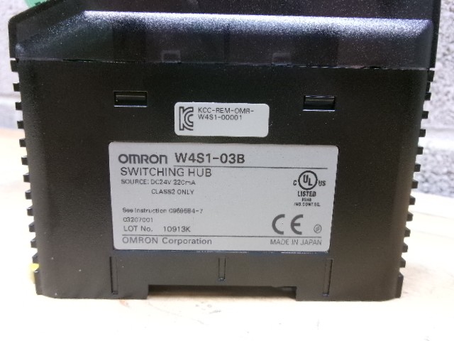 OMRON W4S1-03B | INDUSTRIAL SWITCHING HUB