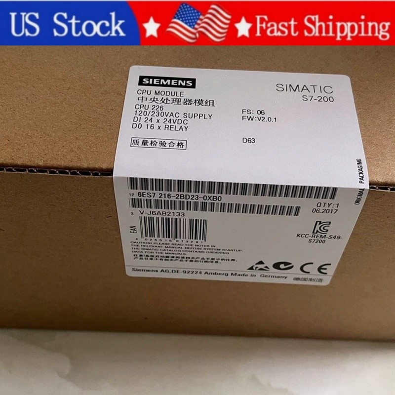 6ES7216-2AD23-0XB0 1PCS New Siemens 6ES7 216-2AD23-0XB0 PLC Module Fast Shipping