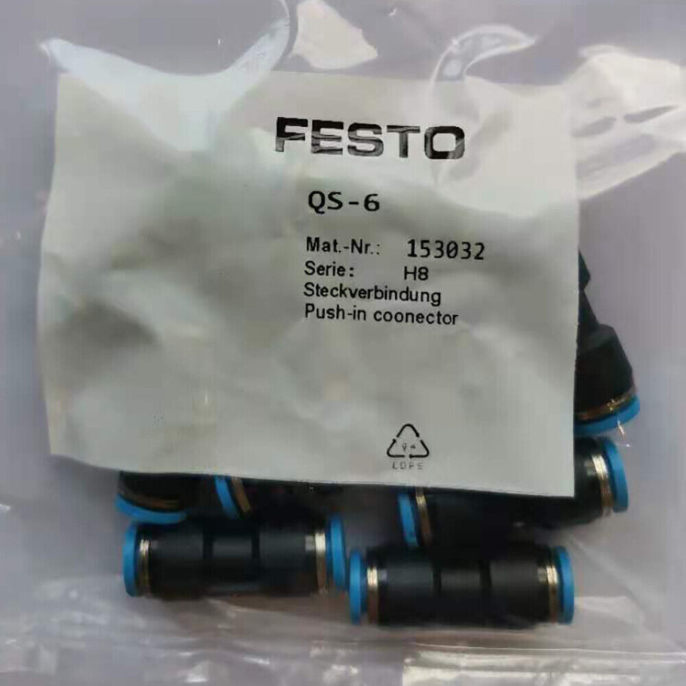 FESTO QS-6 153032 10PC New Connector Free Shipping