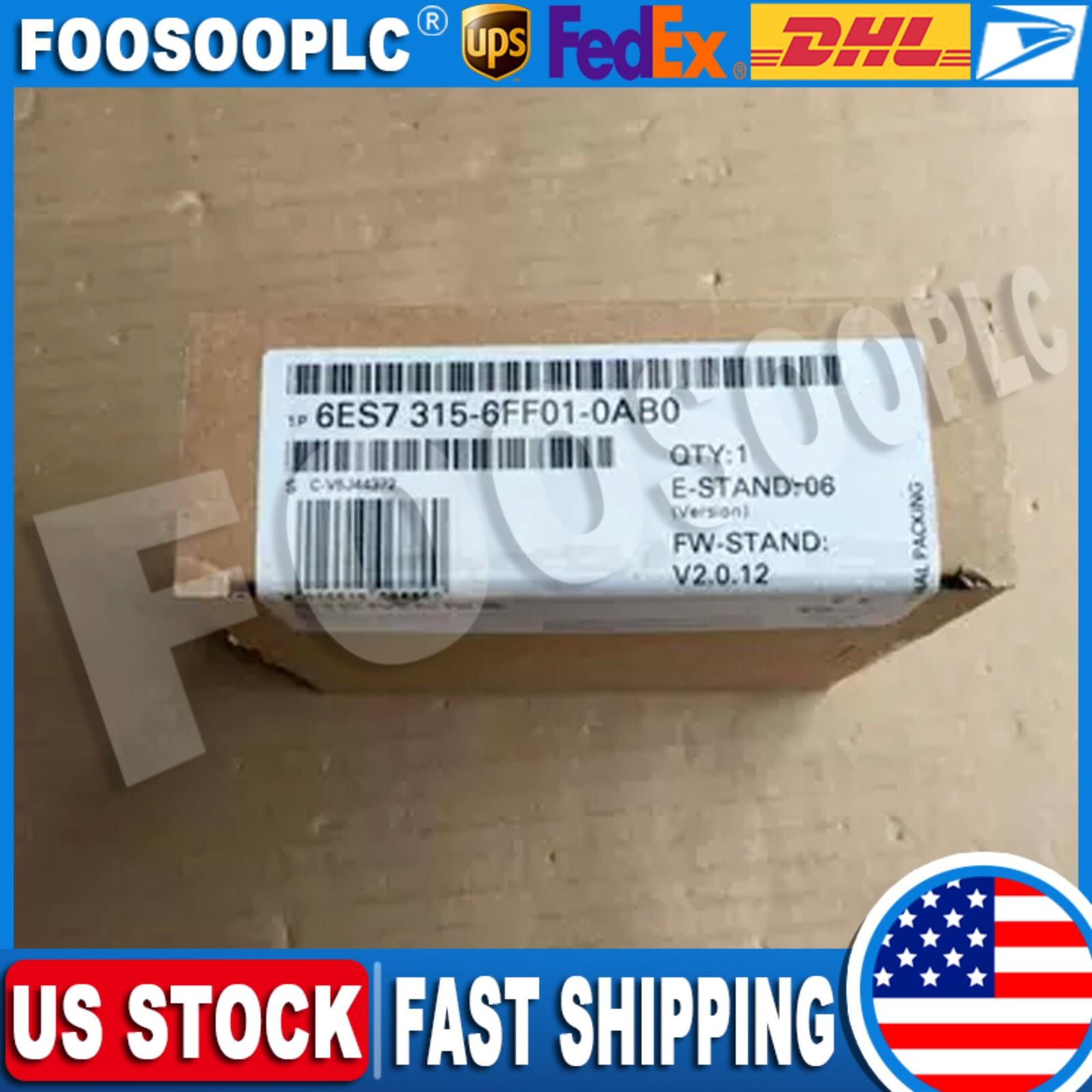 1PC New Siemens 6ES7315-6FF01-0AB0 6ES7 315-6FF01-0AB0 NEW in box