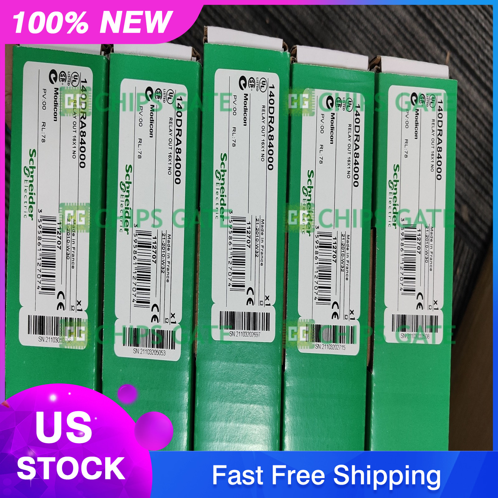 1PCS Schneider PLC Output Module 140DRA84000 New In Box Fast Ship