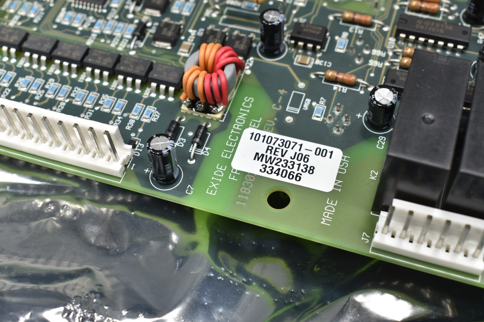 Exide Electronics 101073071-001, Front Panel Circuit Board Rev J06, 118302849