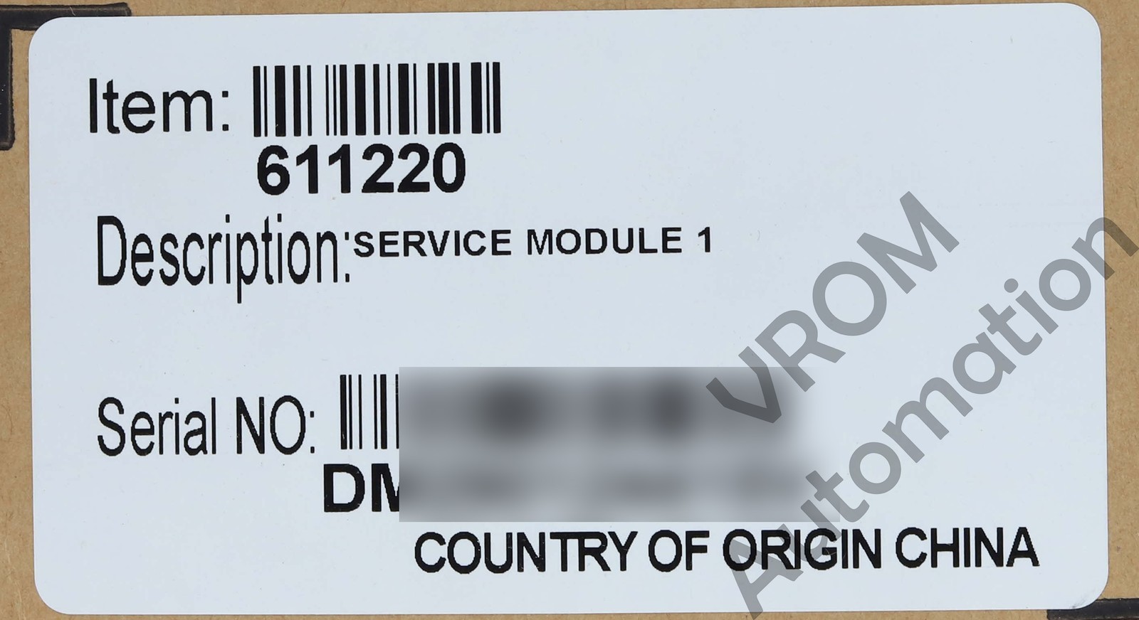 Surplus Sealed Videojet 611220 Service Module 1
