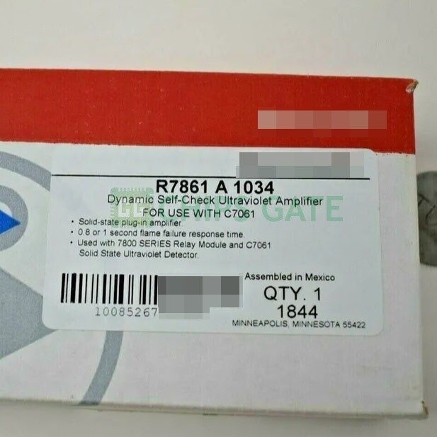 New Honeywell R7861 A 1026 Self Check Ultraviolet Flame Amplifier In Box