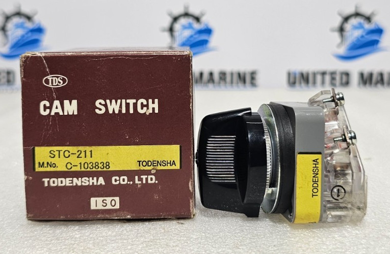 TODENSHA STC-211 Rotary Cam Switch 20A 600VAC M.No. C-103838