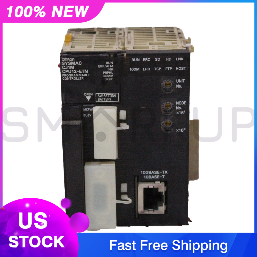 New In Box OMRON CJ1M-CPU12-ETN CPU Module