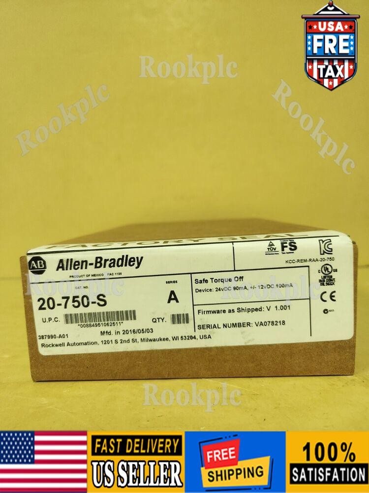 New Sealed Allen Bradley 20-750-S A PowerFlex 750 Safe Torque Off Option Module