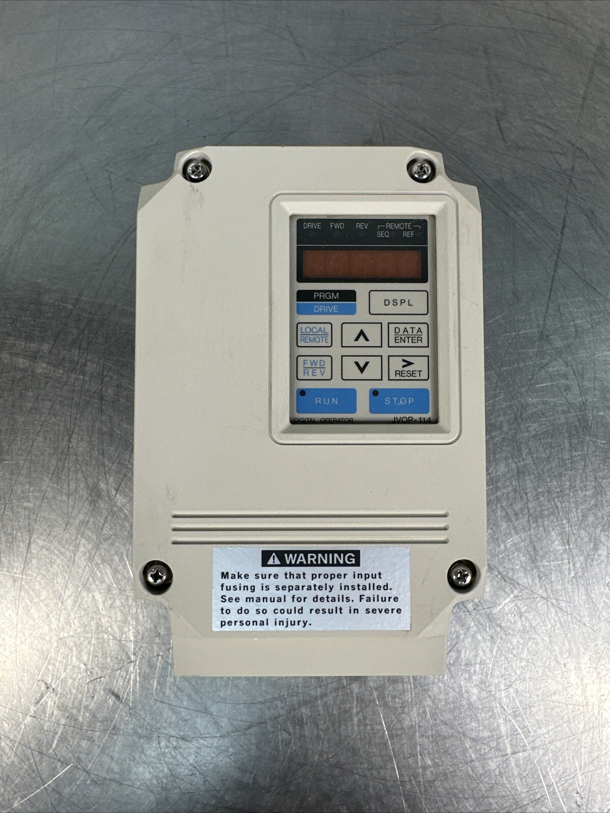 YASKAWA ELECTRIC CIMR-PCU20P2 Drive 0.25HP 0-230VAC 1.5A 0-400Hz (1D-06)