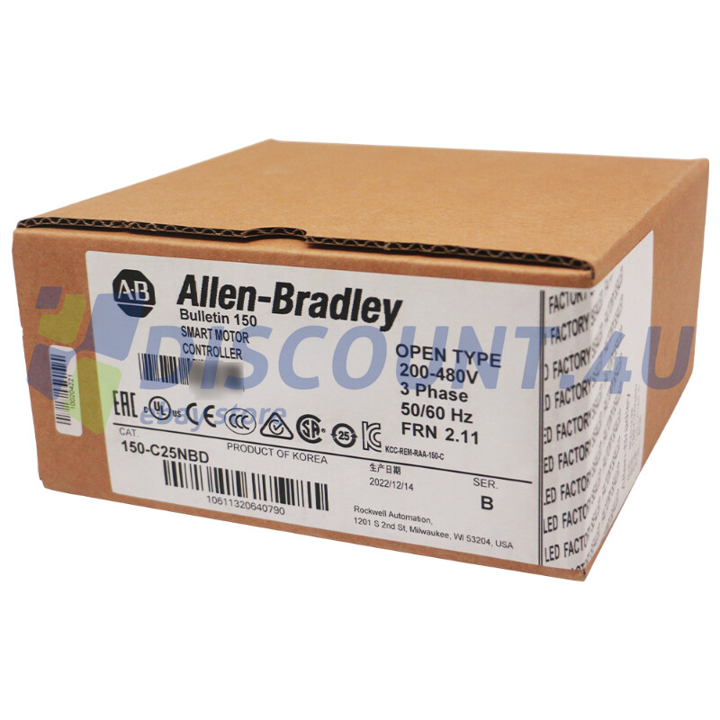 Allen-Bradley 150-C25NBD Smart Motor Controller New Sealed Factory 150C25NBD