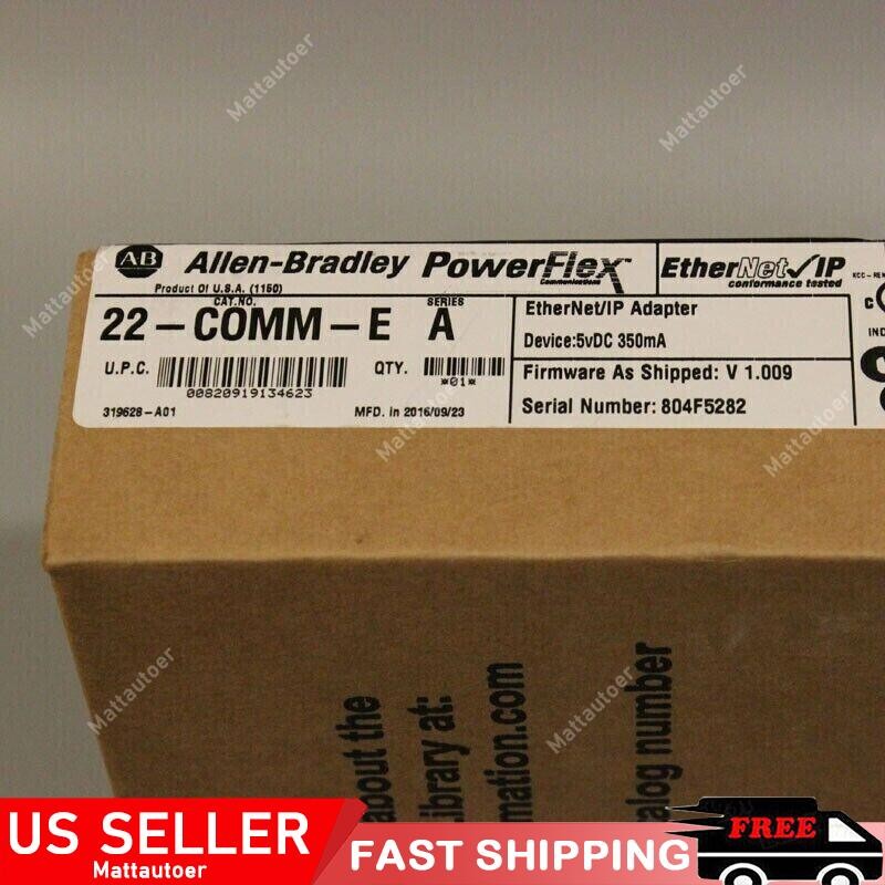 New Sealed Allen-Bradley AB 22-COMM-E SER A PowerFlex Ethernet/IP Comm Adapter