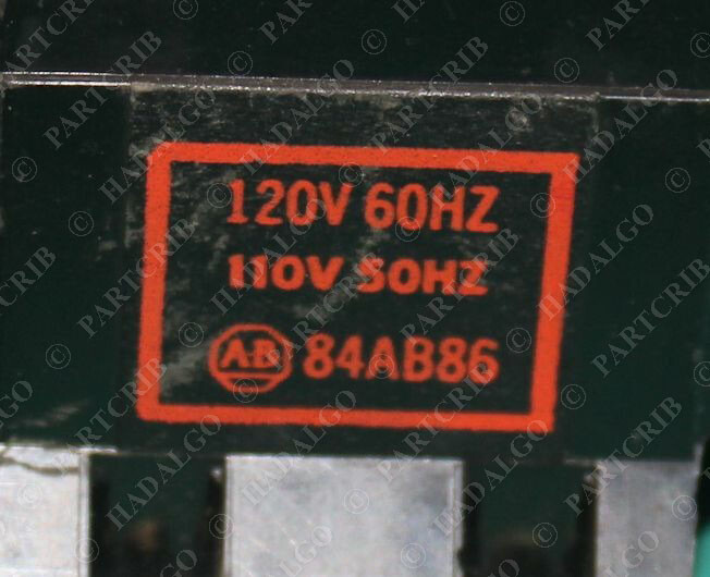 Allen Bradley, 84AB86, Coil Contactor Starter 110/120V 50/60Hz