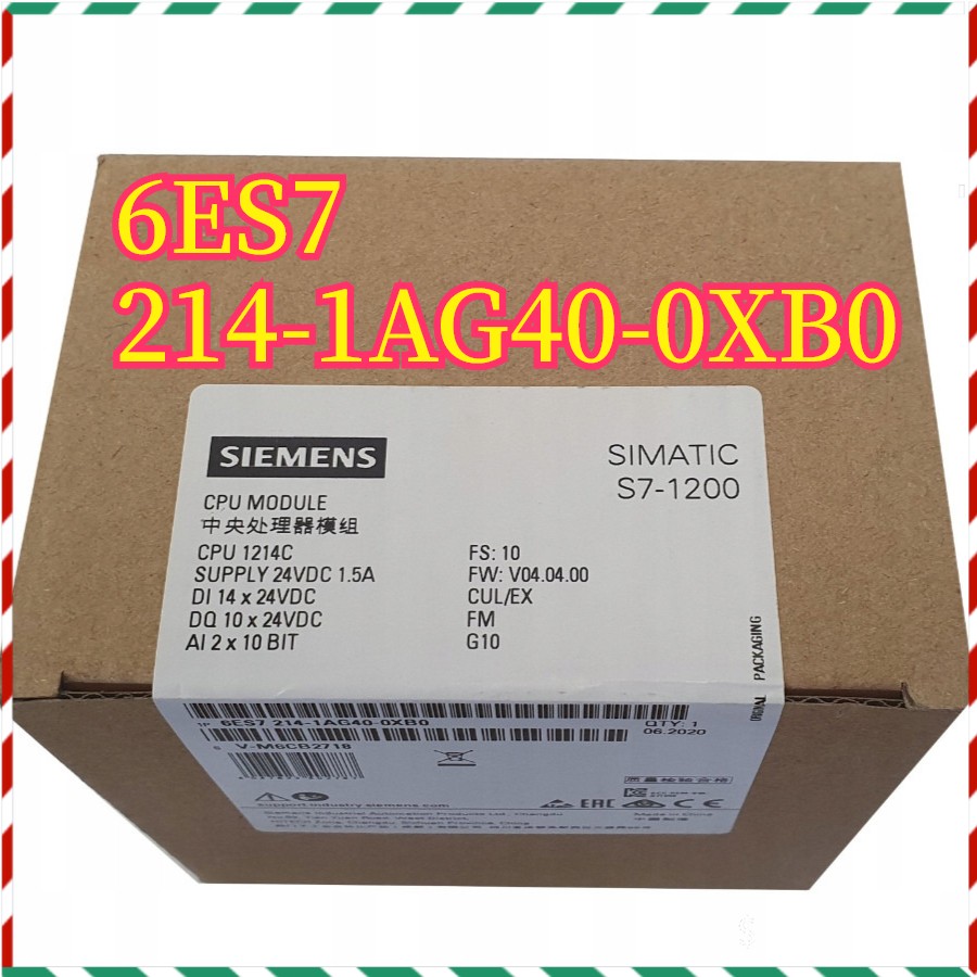Siemens 6ES7214-1AG40-0XB0 S7-1200 CPU 1214C DC/DC/DC Quality Assurance