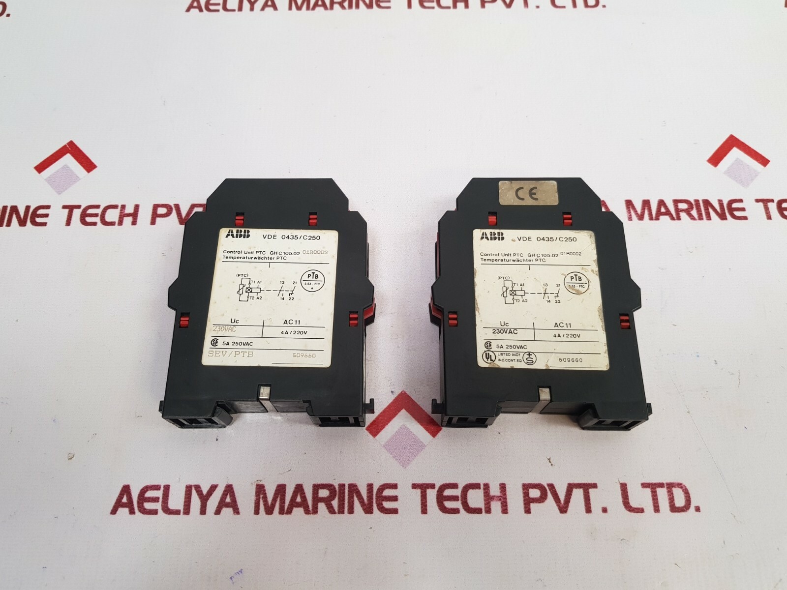 ABB C105.02 Control Unit Thermistor 5A 250VAC