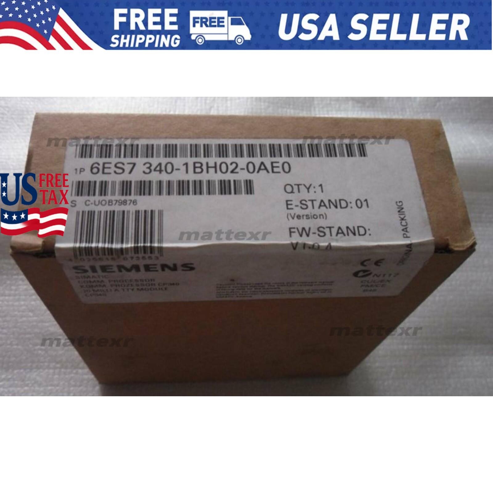 New Siemens 6ES7340-1BH02-0AE0 6ES73401VH020AE0 SIMATIC S7-300, CP 340
