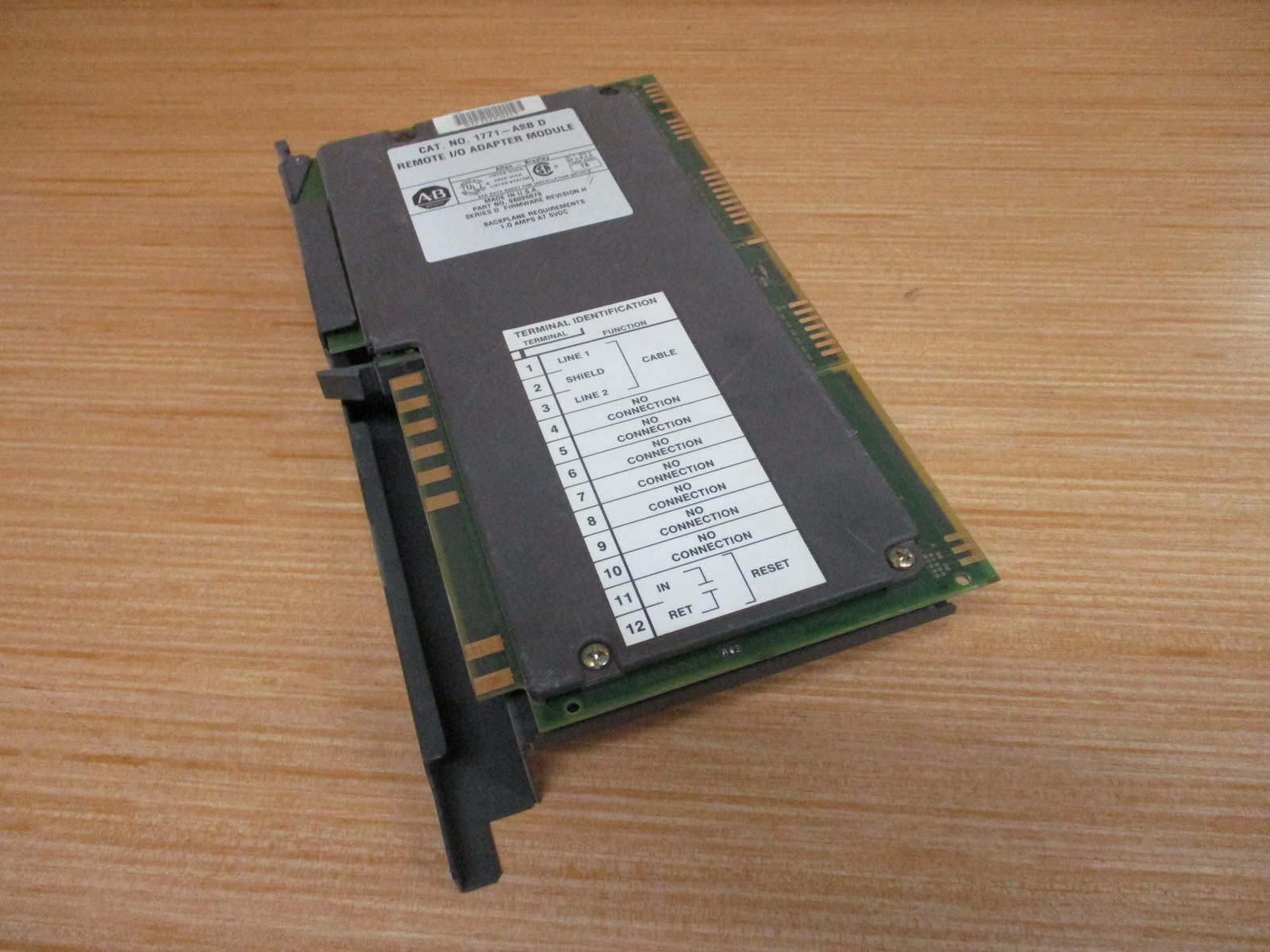 Allen Bradley 1771-ASB Module Ser.D, F/W Rev. H, 96096879