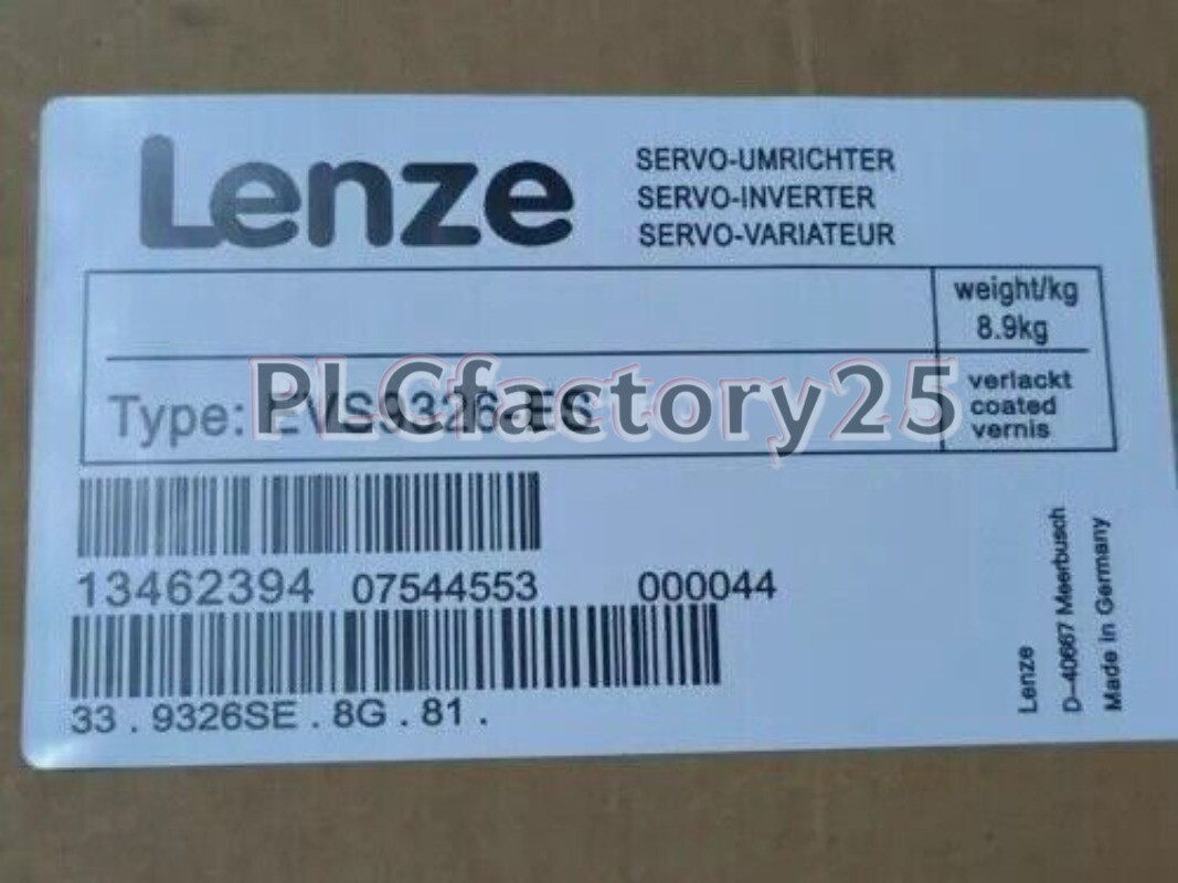 EVS9326-ES New Sealed Lenze Servo Driver Inverter EVS9326-ES