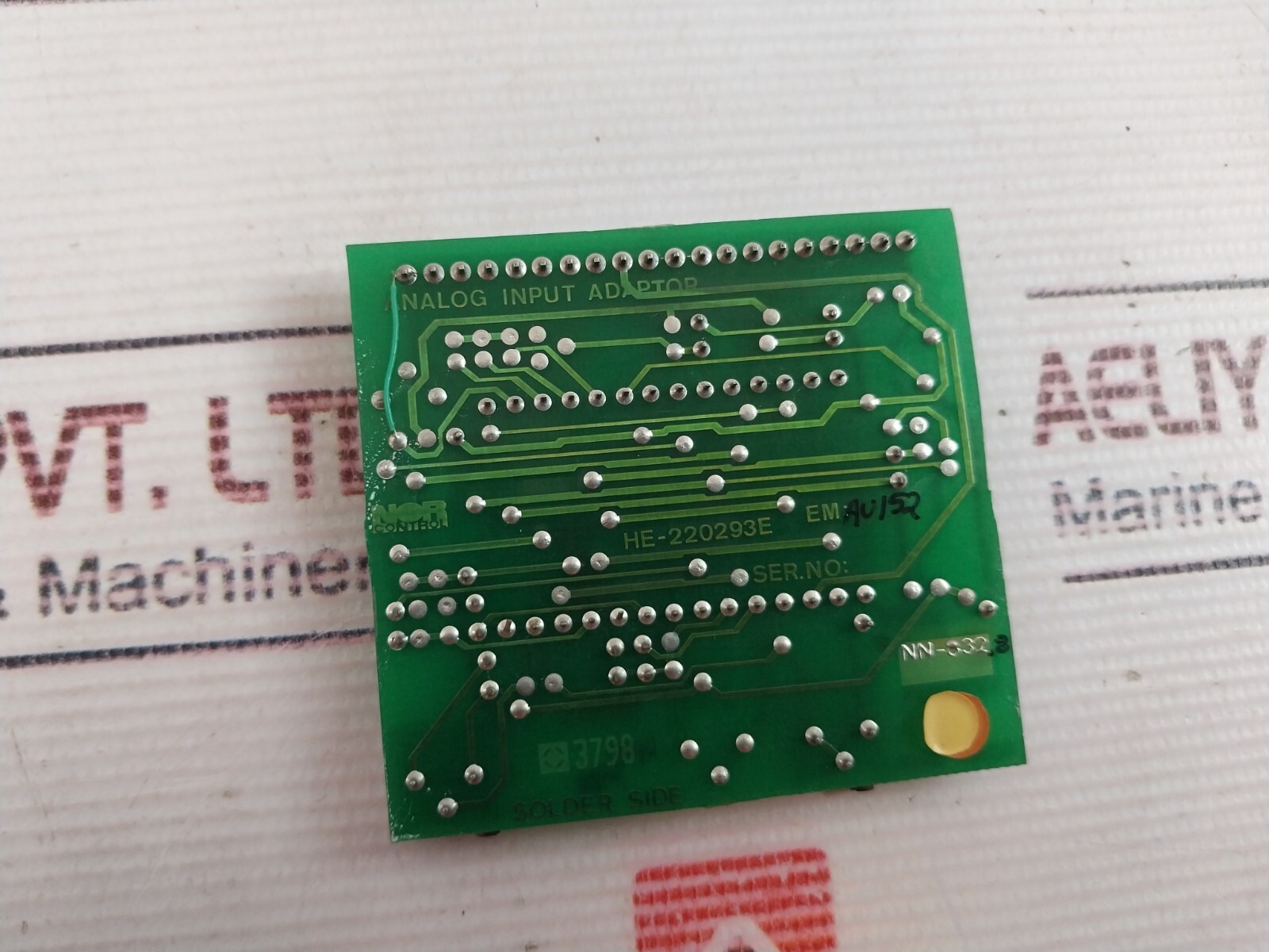 Nor Control HE-220293E Analog Input Adaptor Board NN-832.8