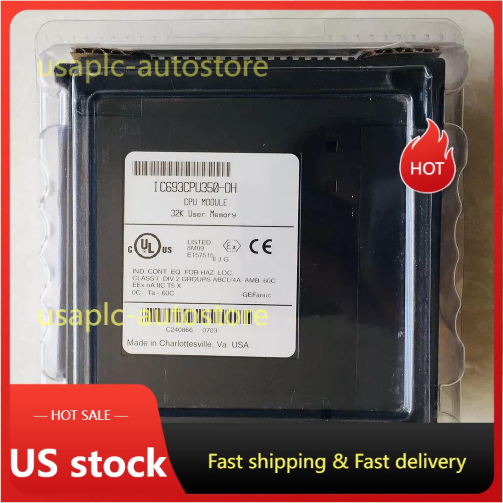 NEW GE FANUC IC693CPU350 CPU MODULE IC693CPU350-DH 1PC