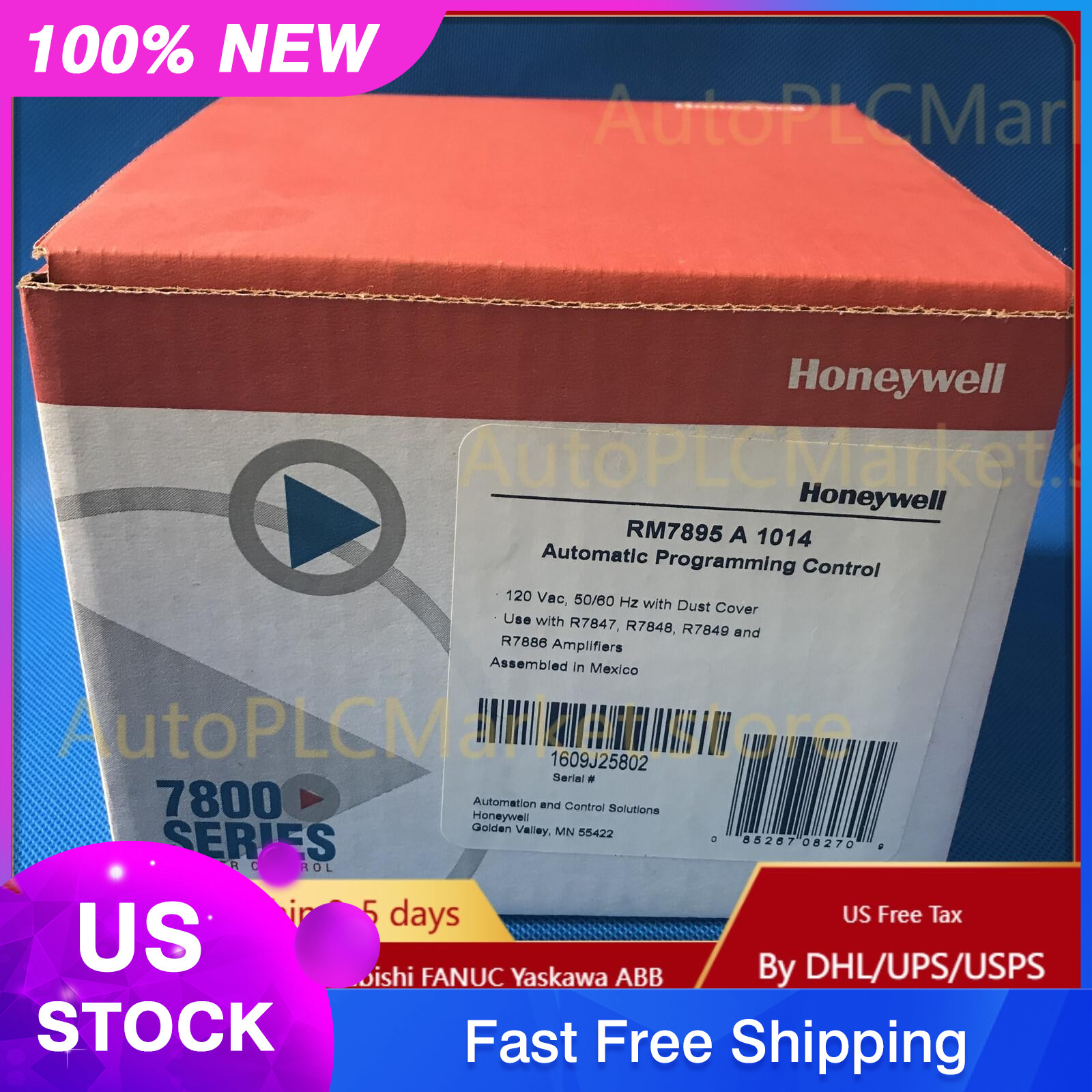 1PC New HONEYWELL RM7895A1014 Primary Control Burner Control Fast Shipping