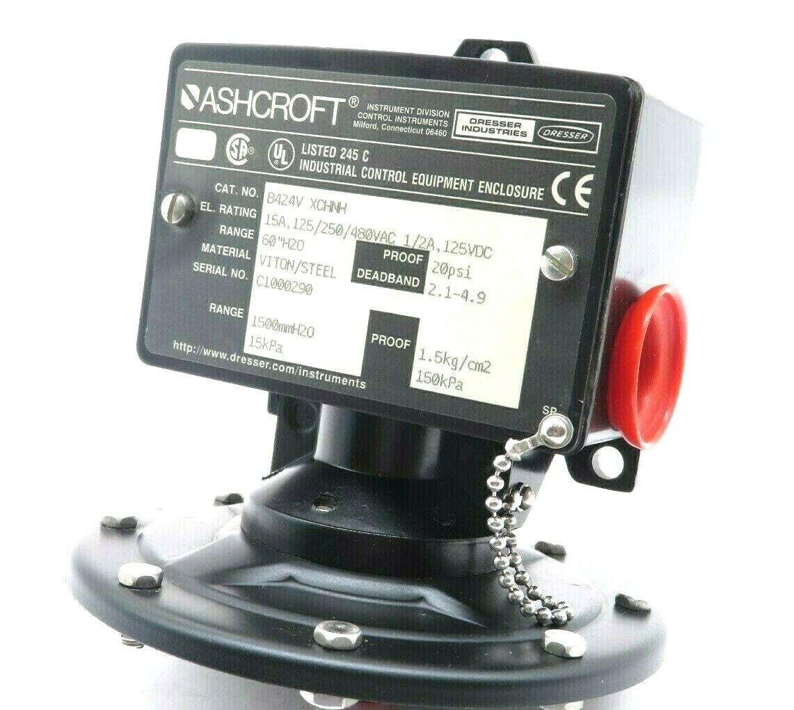 NEW ASHCROFT B424V-XCHNH PRESSURE SWITCH B424VXCHNH