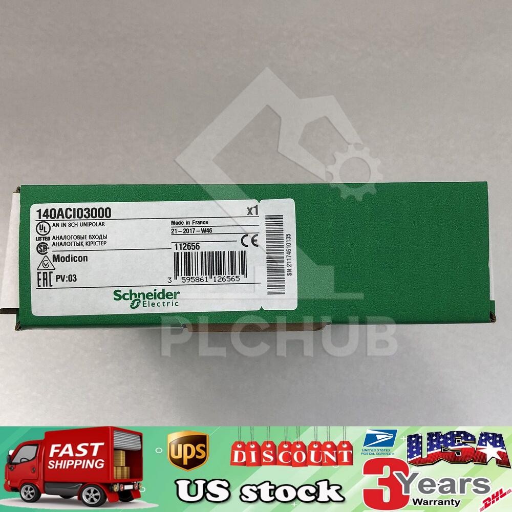 140ACI03000 Analog Input Module US Free TAX