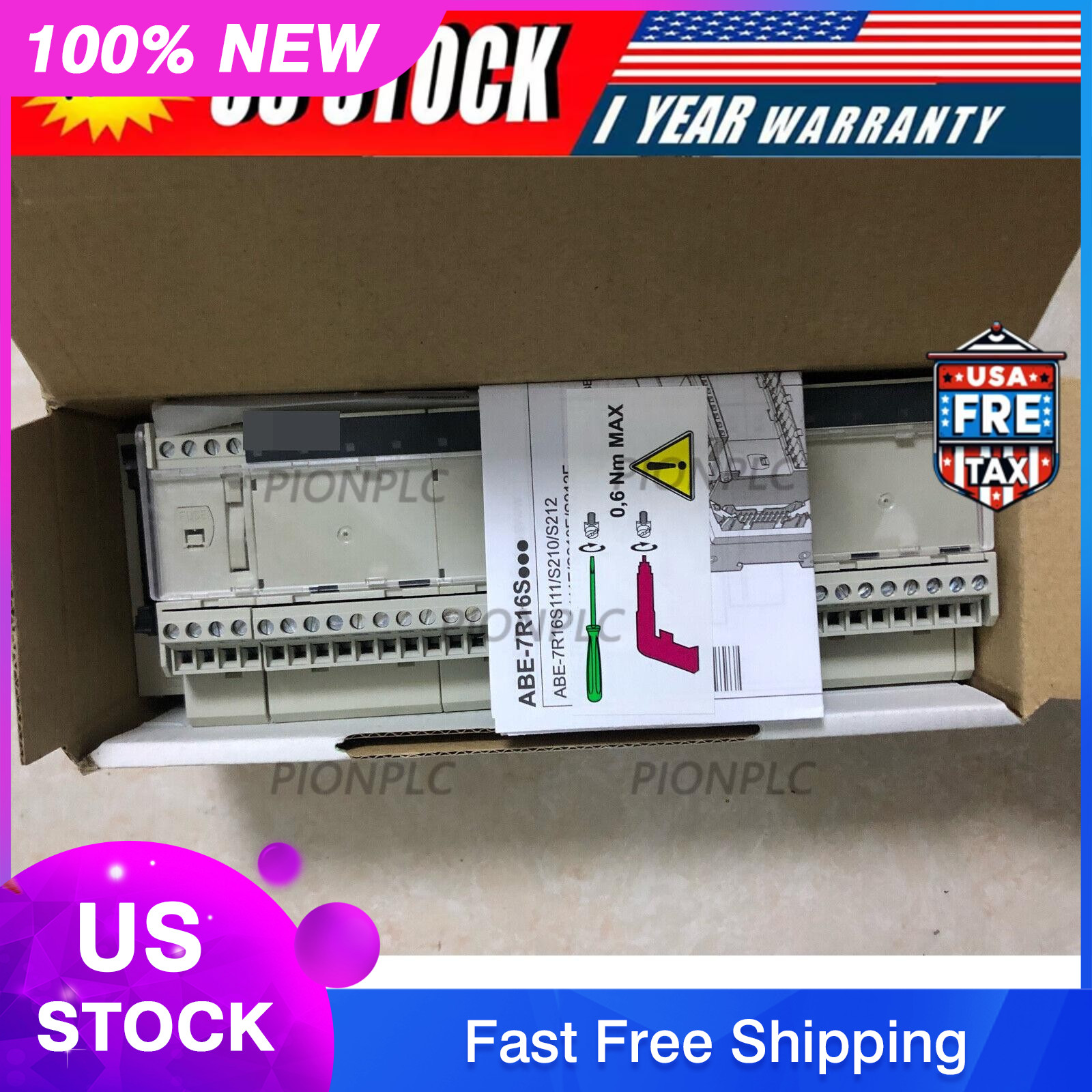 Schneider In Box ABE7R16S212 ABE 7R16S212 US Free TAX