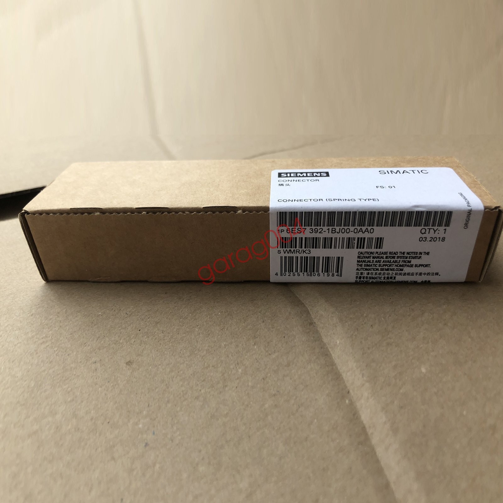 Siemens 6ES7 392-1BJ00-0AA0 Connector New One Free Shipping 6ES7392-1BJ00-0AA0