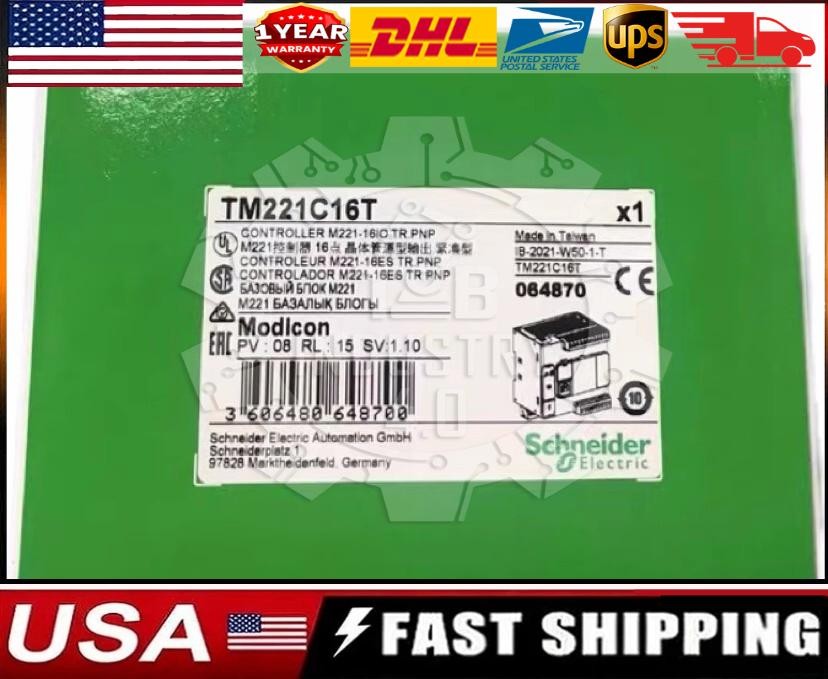1PC Schneider TM221C16T PLC Module TM221C16T New In Box Free Fast Shipping