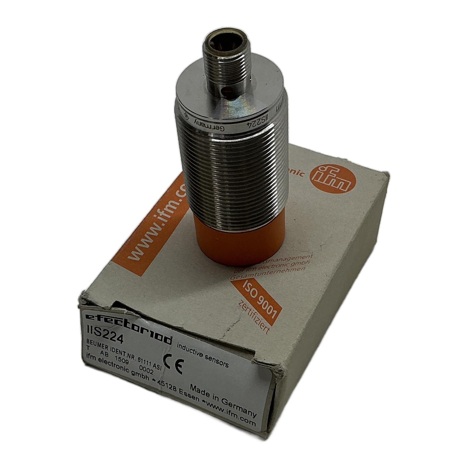 IIS224 IFM ELECTRONIC, IFM Inductive Sensor 15mm IIS224, IIS224, IIS224, 0 IF…