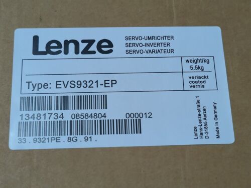 EVS9321-EP NEW LENZE EVS9321EP SERVO INVERTER