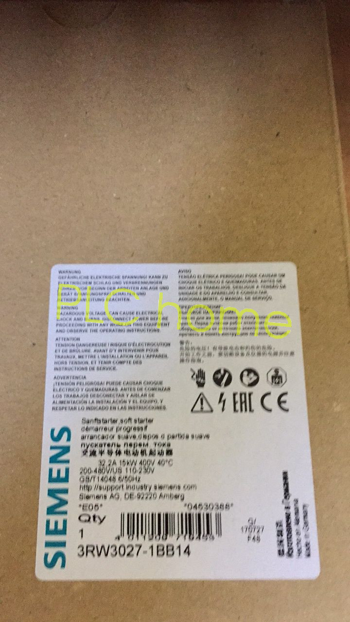 SIEMENS 3RW3026-1BB14 3RW30261BB14 1PSC NEW
