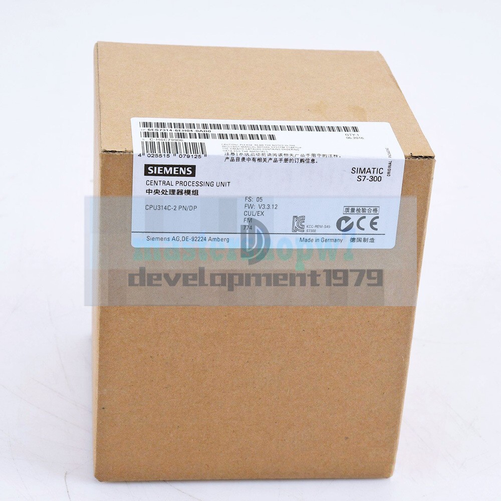 ONE NEW SIEMENS CPU MODULE 6ES7314-6EH04-0AB0 6ES7 314-6EH04-0AB0
