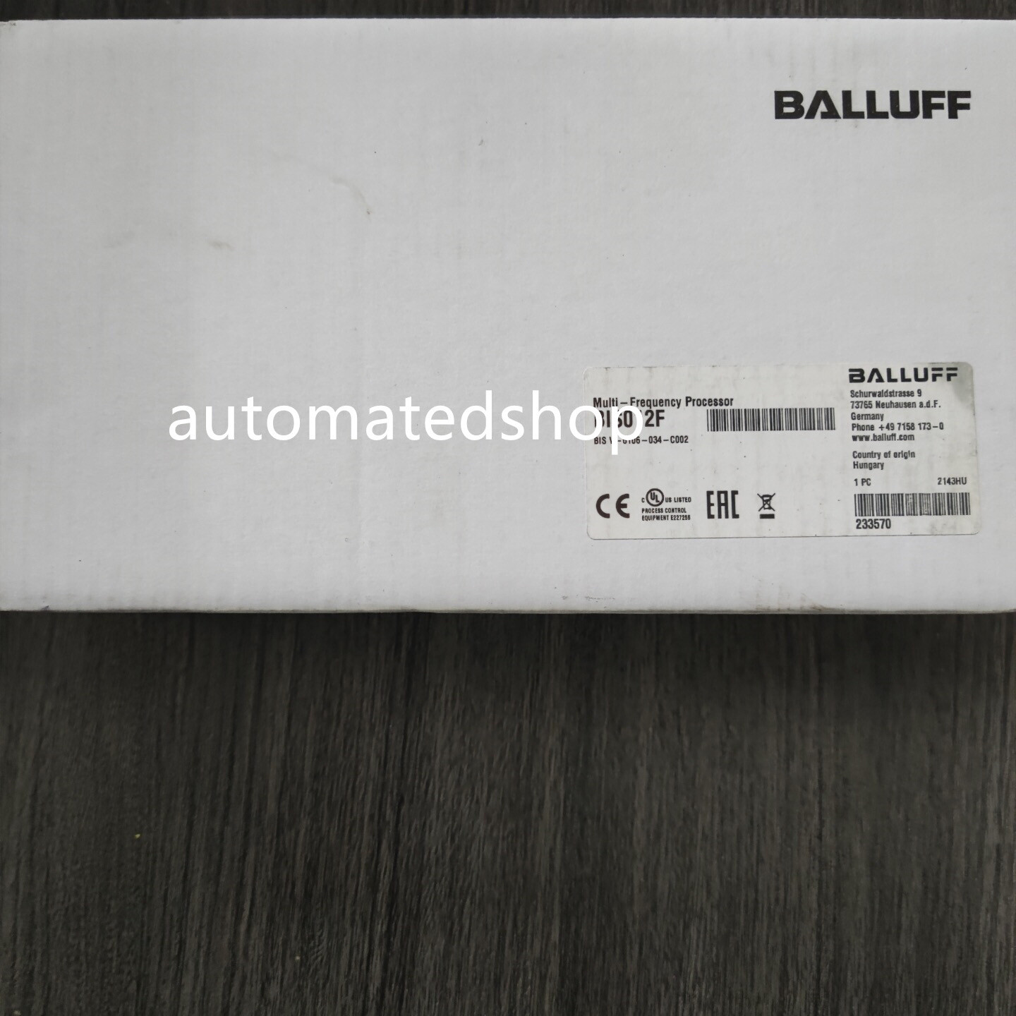 BIS012F BIS V-6106-034-C002 Balluff low frequency analysis unit module