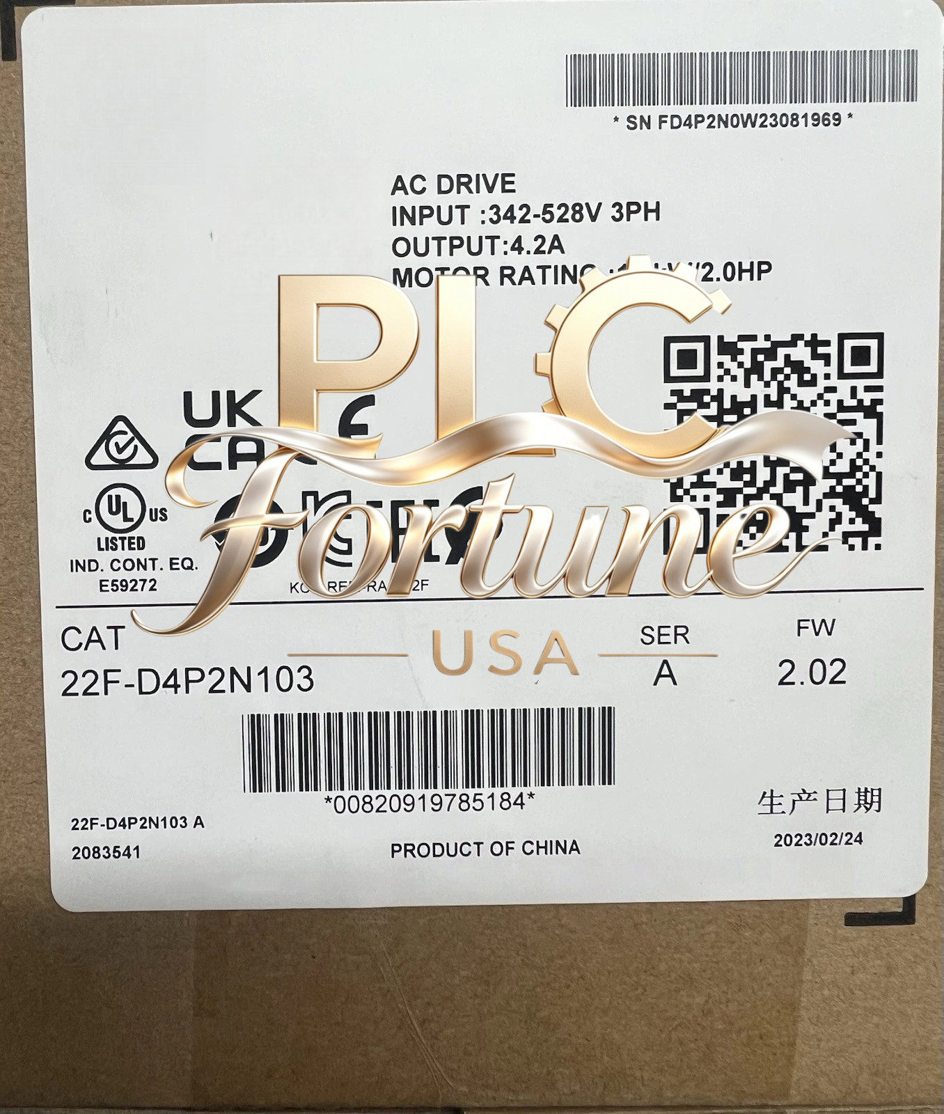 22F-D4P2N103 1PCS Brand New AB 22F-D4P2N103 AC Drive Fast shipment
