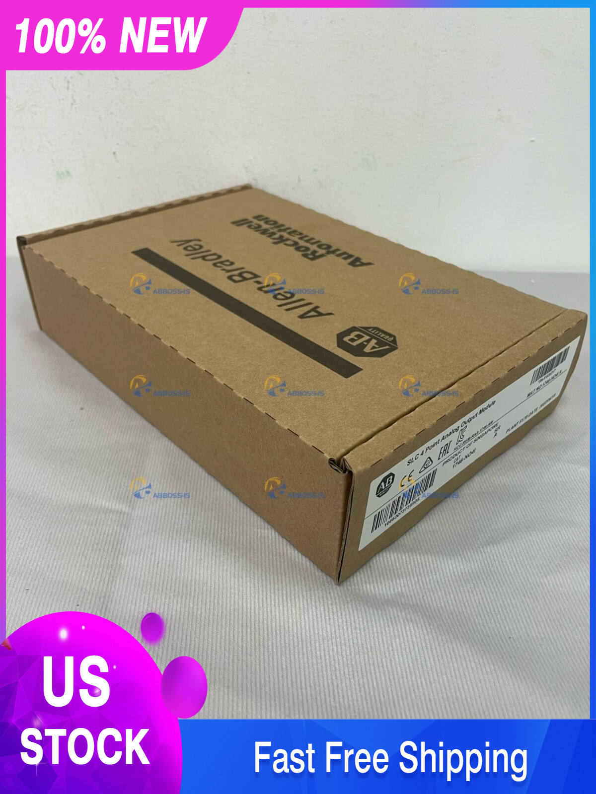 New Sealed Allen-Bradley 1746-NO4I SLC 500 4 Point Analog Output Module