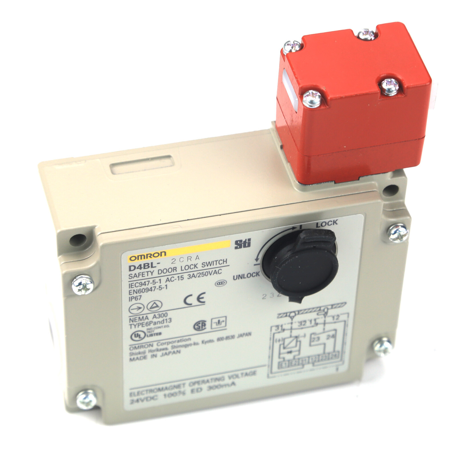 For Omron D4BL-2CRA D4BL2CRA Guard Lock Safety-Door Switch In Box