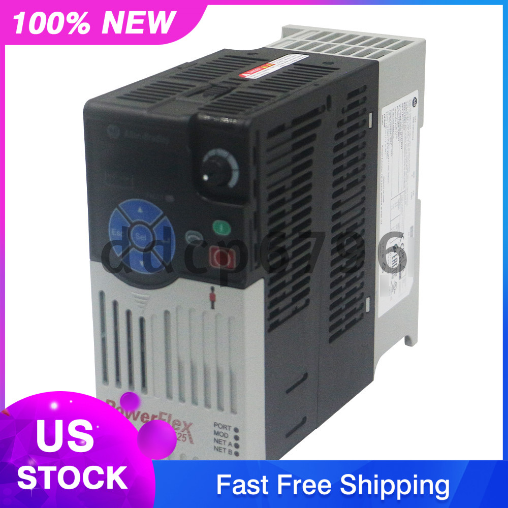Brand AB New 25B-V2P5N104 PowerFlex 525 0.4kW (0.5Hp) AC Drive Allen Bradley