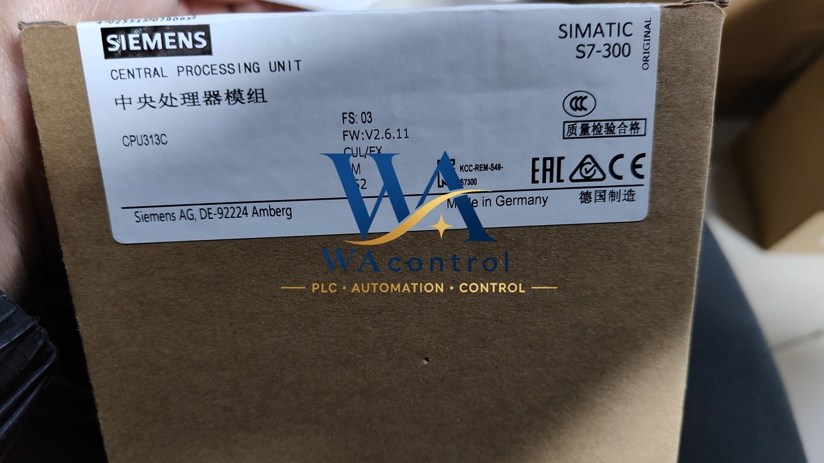 Siemens 6ES7313-6CF03-0AB0 6ES7 313-6CF03-0AB0 SIMATIC S7-300 CPU313C-2 US