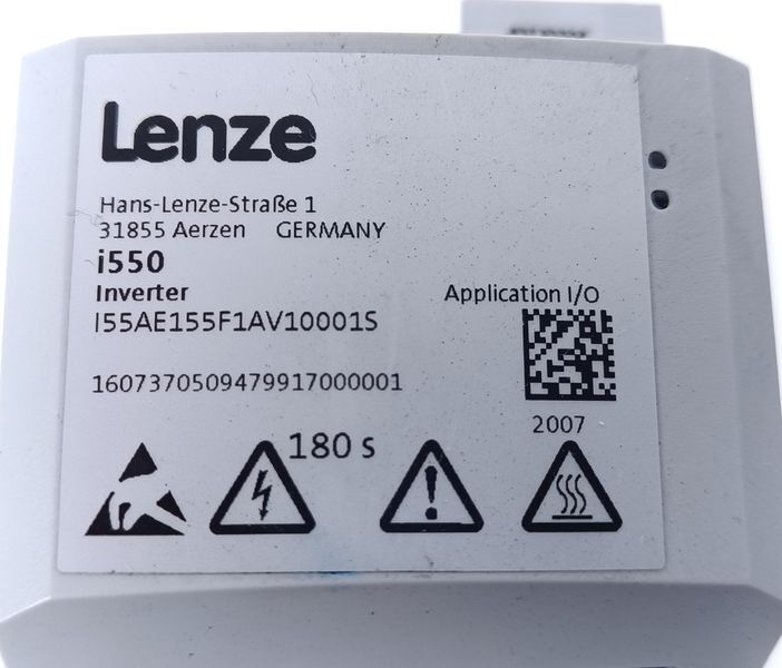 LENZE Control Unit i550 I55AE155F1AV10001S 400V 0.75kw TESTED & MINT