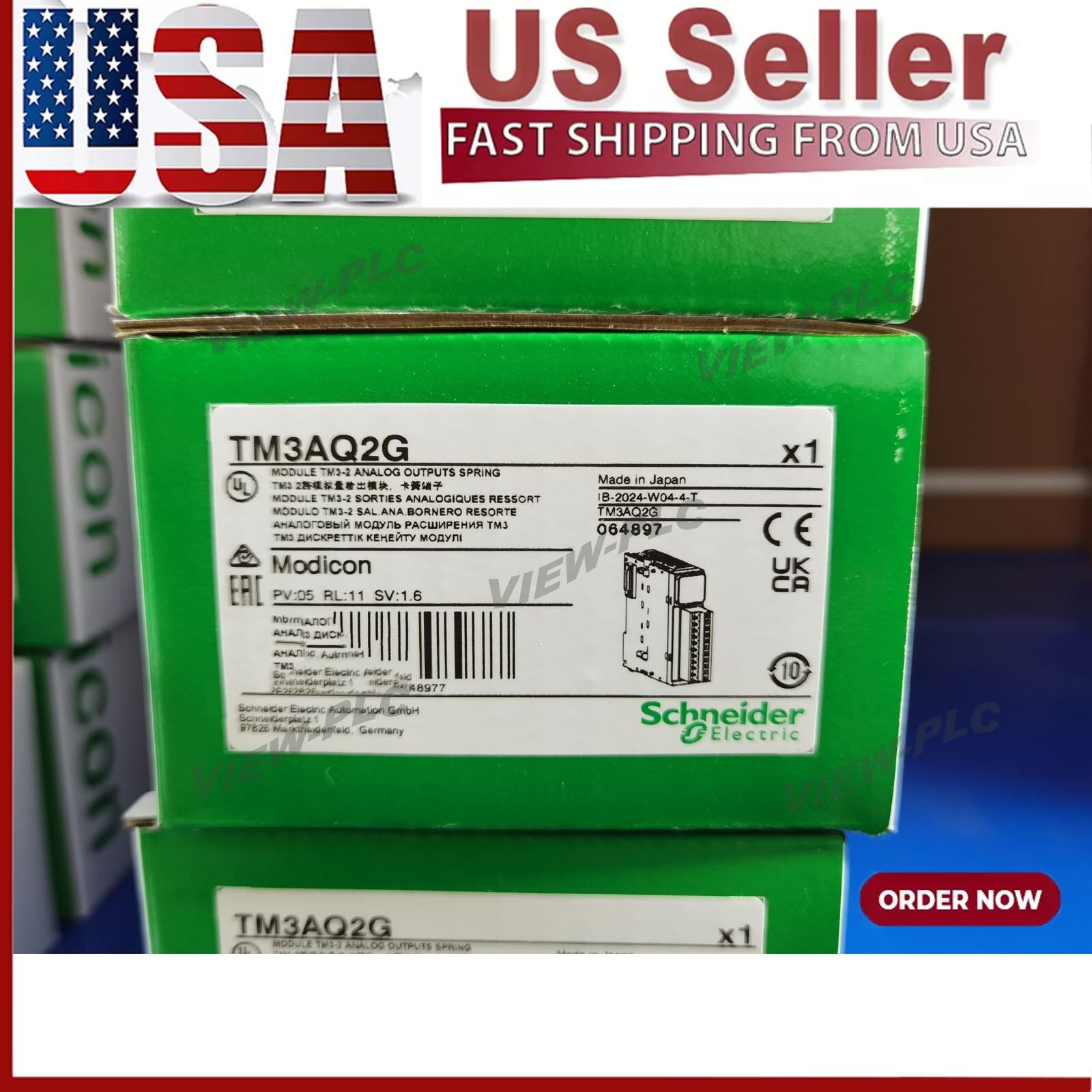 New Schneider TM3AQ2G PLC Module US Free TAX