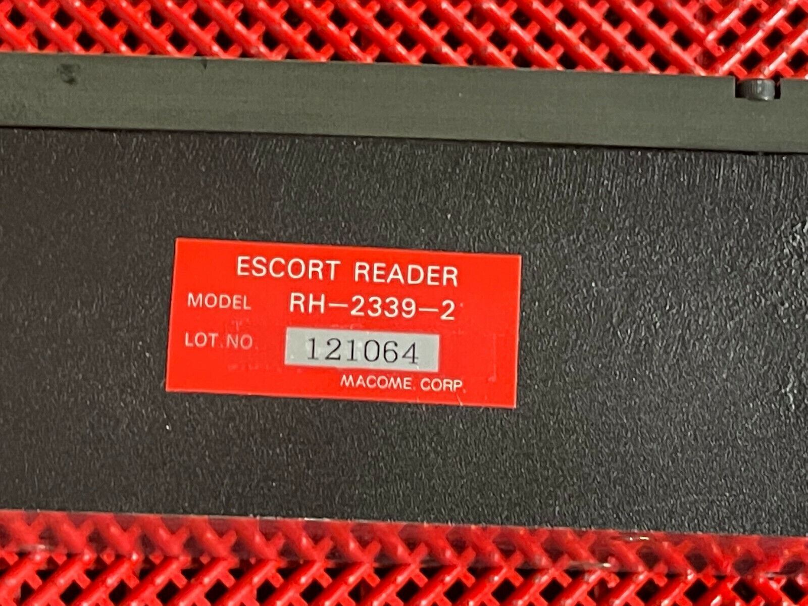 Macome RH-2339-2 Escort Reader RH23392