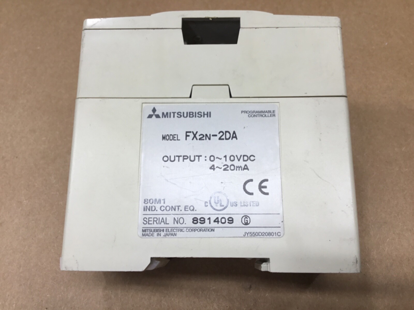 Mitsubishi Melsec FX2N-2DA Output Module #04T8