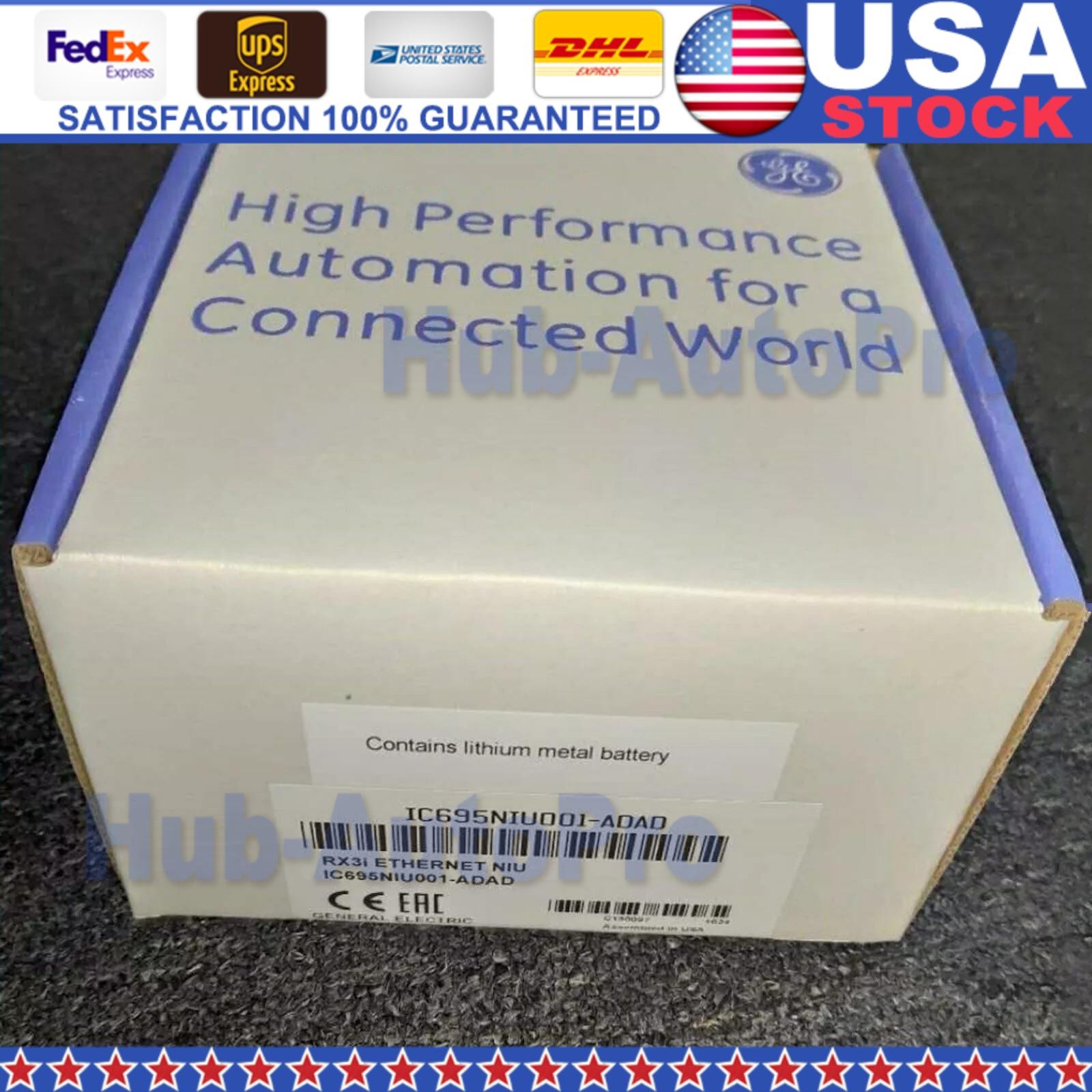 1PC New IC695NIU001 GE Fanuc Ethernet Network Interface Unit Expedited Shipping