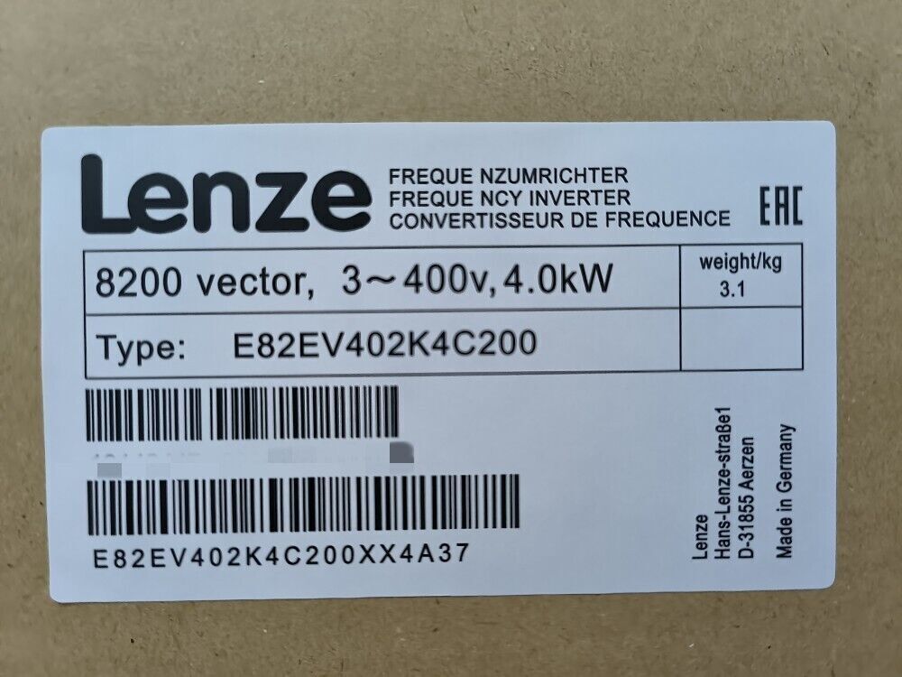 Fast Ship Lenze E82EV402K4C200 Brand New Factory Sealed & Free shipping