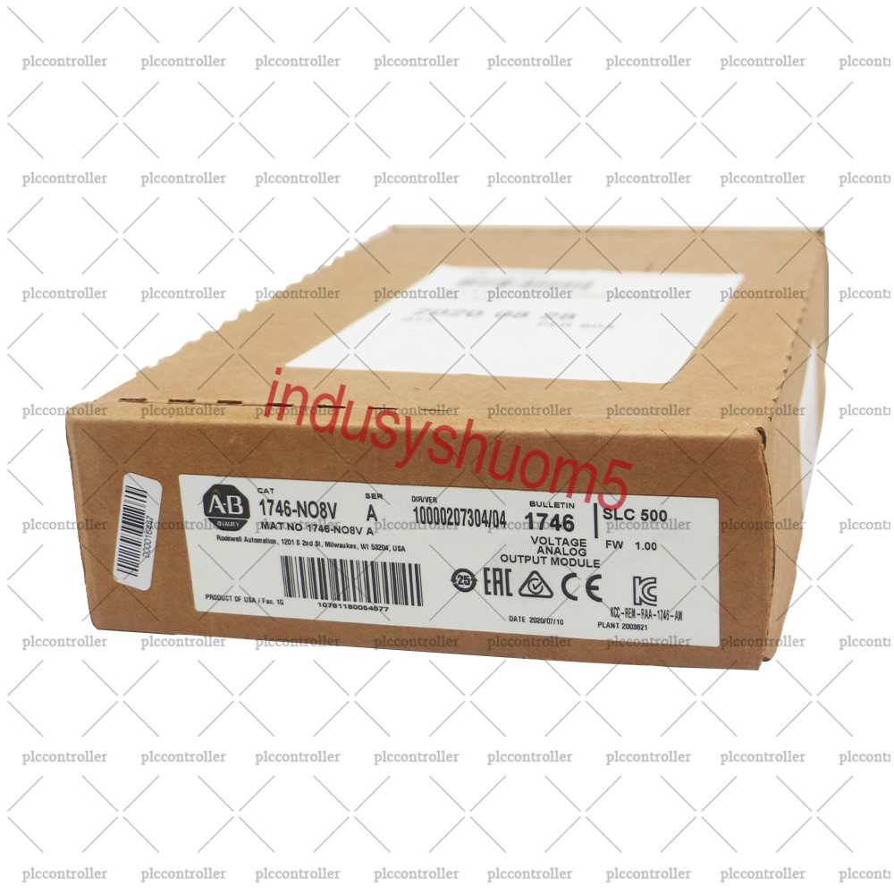 New Sealed 1746-NO8V SLC 500 8 channel Analog Voltage Output /