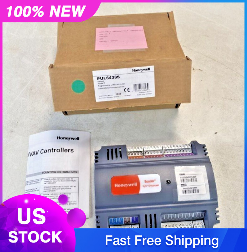 1PC PUL6438S Honeywell Series 4 Spyder Programmable Unitary Controller-Brand New