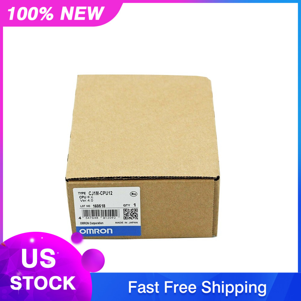 NEW OMRON CJ1M-CPU12 PLC Module US Free TAX